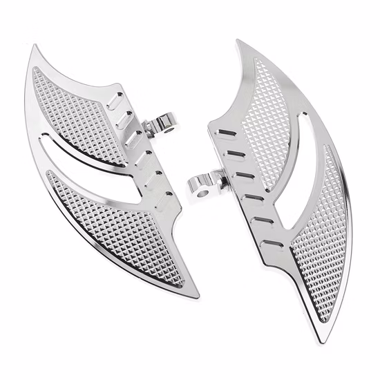 Reposapiés de aluminio extraíbles para motocicleta de 57mm, apoyapiés para moto de cross, apoyapiés delanteros para moto de cross