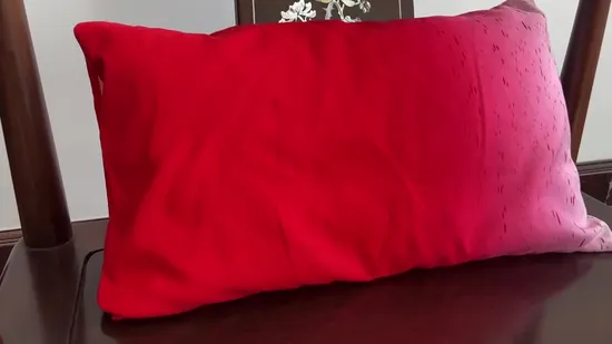 Almohada disponible del masaje suave del viaje del cuello del amortiguador de la materia textil del lecho del poliéster/algodón