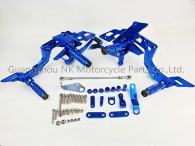 Nk YAMAHA Honda Suzuki Racing CNC motocicleta reposapiés delantero de aluminio pie trasero para Exciter150/Y15zr/Sniper150/Mxking150/R15